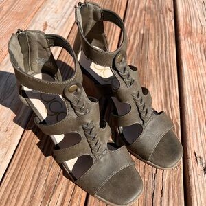 Sugar Olive Green Women's Sandals